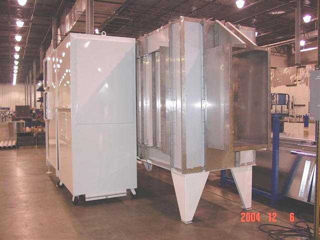 Milwaukee Open Face Insudtrial Paint Booths